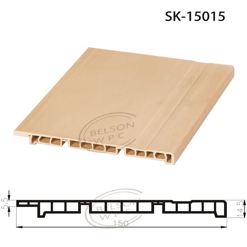 Belson WPC SK-15015 التصميم الحديث WPC التفاف على الأرضيات ثانوي