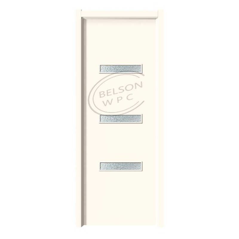 Belson WPC BES-067B 3 قطع من باب الحمام WPC الزجاجي المستعرض