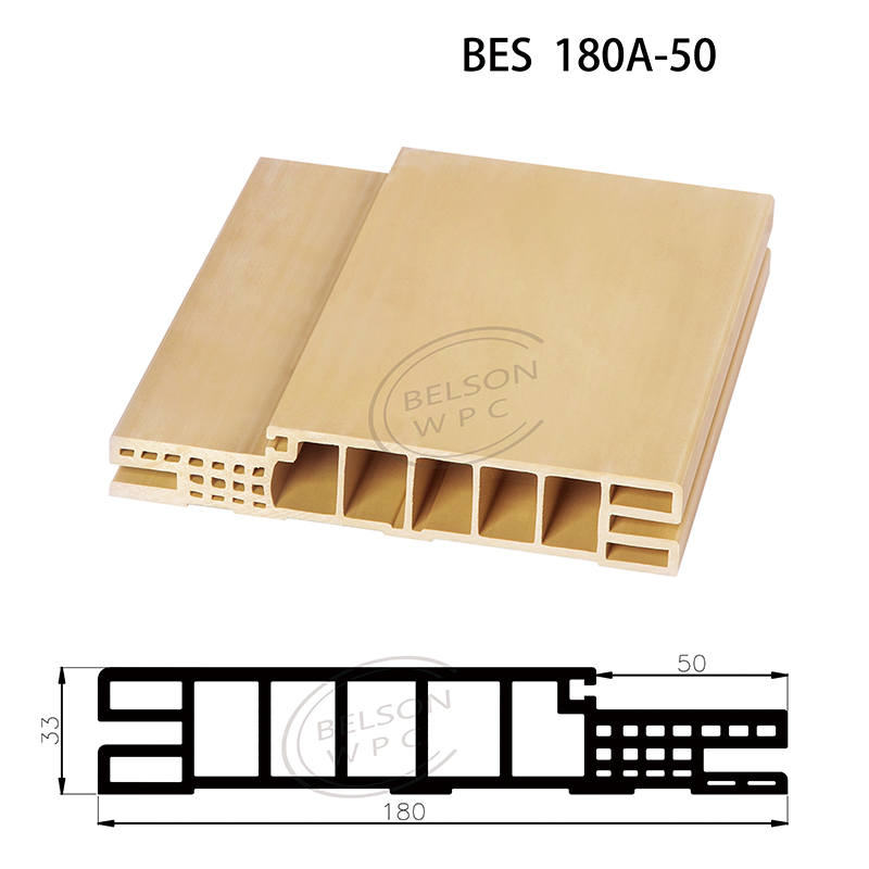 Belson WPC BES 180A-50 WPC مقاومة للماء لتمديد إطار الباب تصميم مسطح